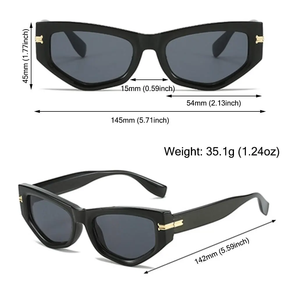 Vintage Sexy Cat Eye Sunglasses for Women Irregular Gradient Eyewear Men's Shades UV400 Sun Glasses Street Eyewear