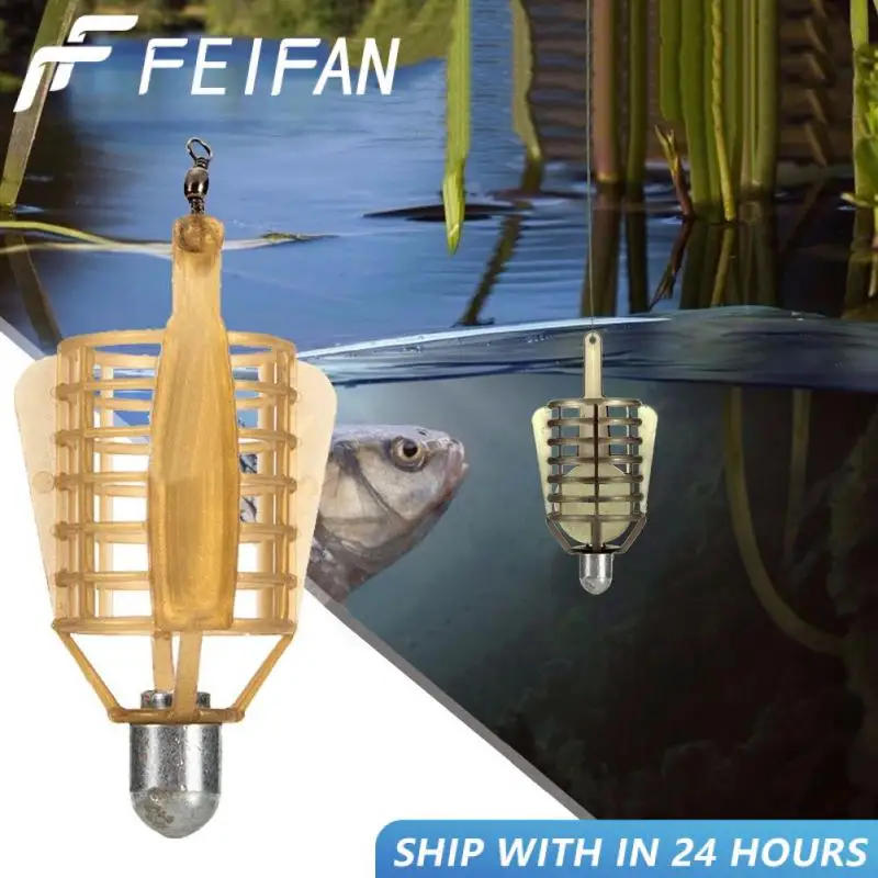 20g/30g/40g/50g Carp 2025 Fishing Bait Feeder new Lure Holder Trap Fishing Cage Basket Fishing Cage Basket Feeder Fishing Accessories