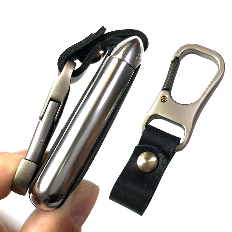 Handmade Genuine Leather Key Smart Wallet DIY Car Keychain Key Holder Keys Organizer High Quality Charms Keychain Accessories