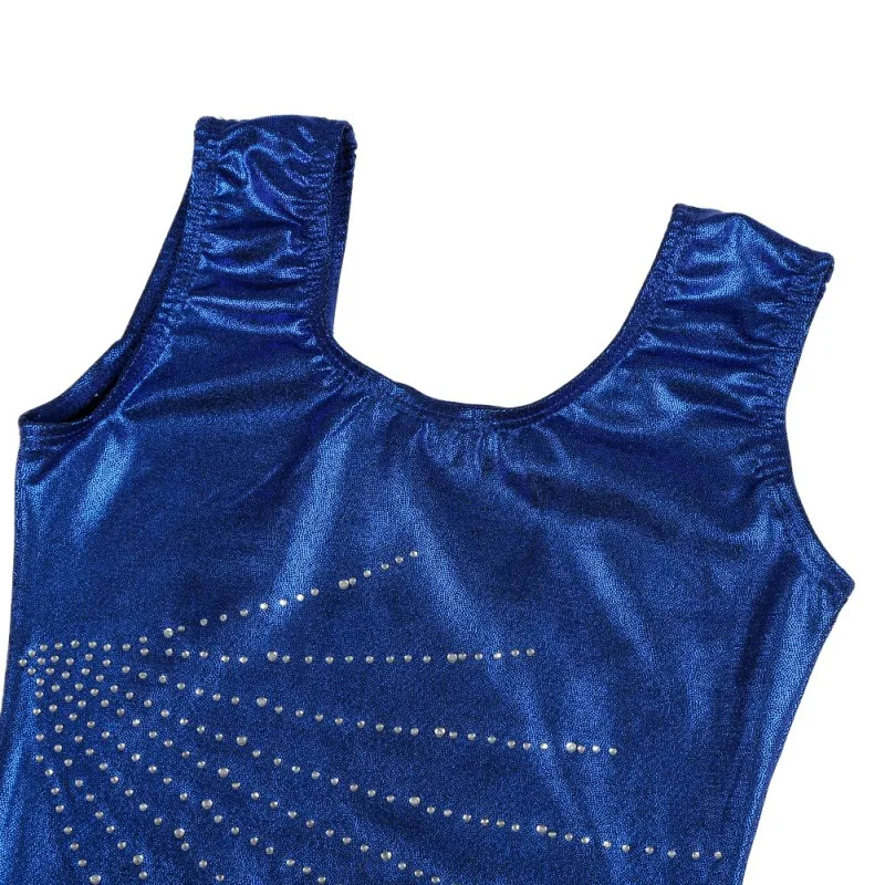 5-14 Years Old Children Tight Romper Bling Girls Ballet Leotard Unitards Kids Dancewear