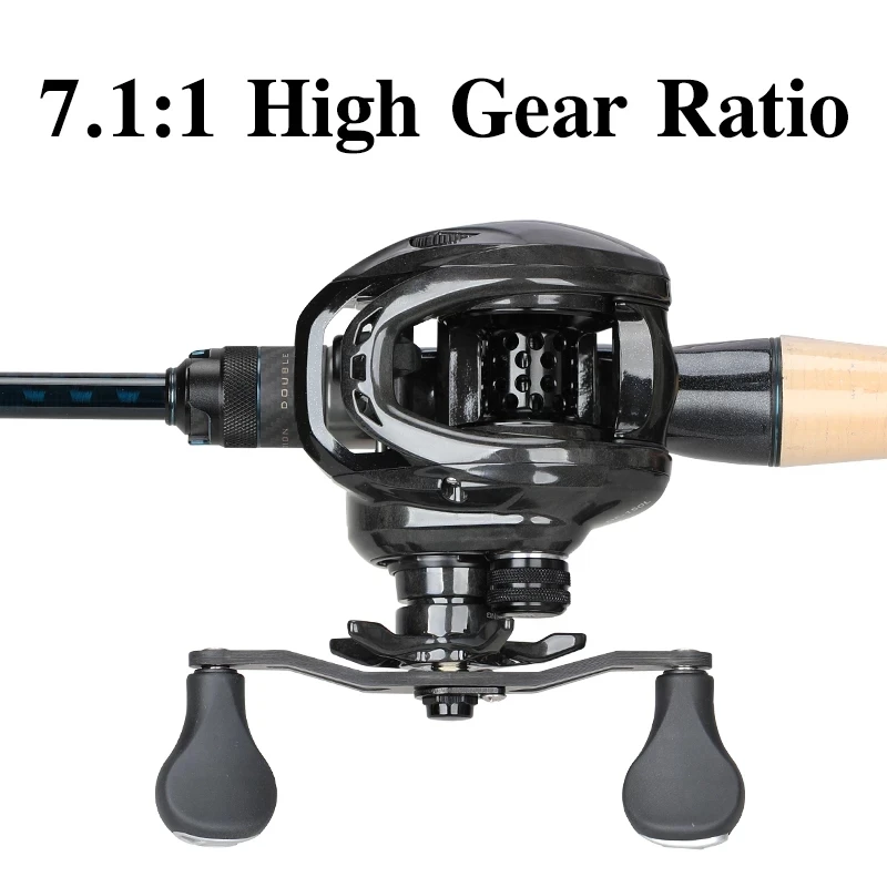 TSURINOYA DARK WOLF High Speed Baitcasting Reel KG Max Drag BB Seawater Carp Fishing Reels Wiht m PE Line