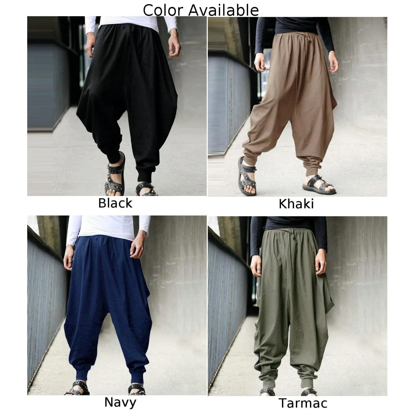Male Hot Pants Sale Japanese Loose High Quality Pants Personalized Smooth Streets Trousers Hakama Pants smile