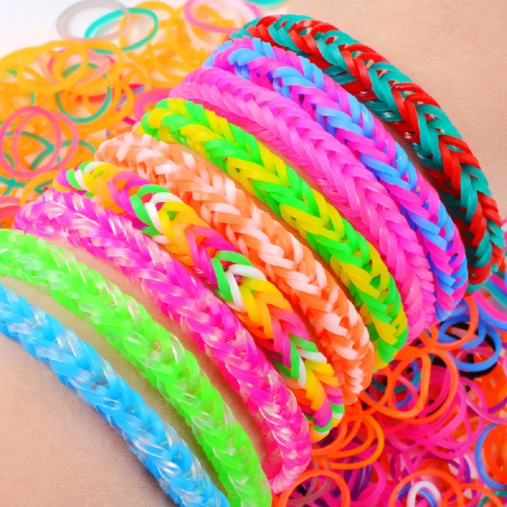 Creativity Friendship Bracelet Making Kit For Girls DIY Rubber Loom Bands Craft Kits Toys Birthday Christmas Gift Party Supplie