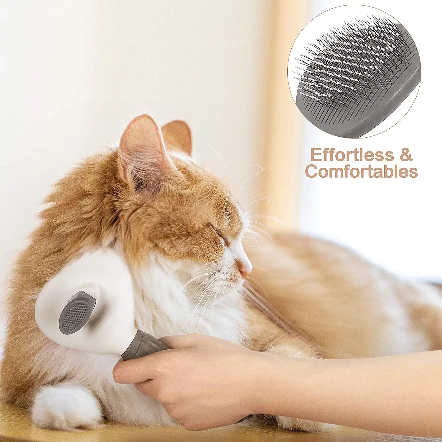 Dog Hair Brush Cat Comb Hair Remover Brush for Dogs Cats Puppy Kitten Grooming Tools Dogs Accessories