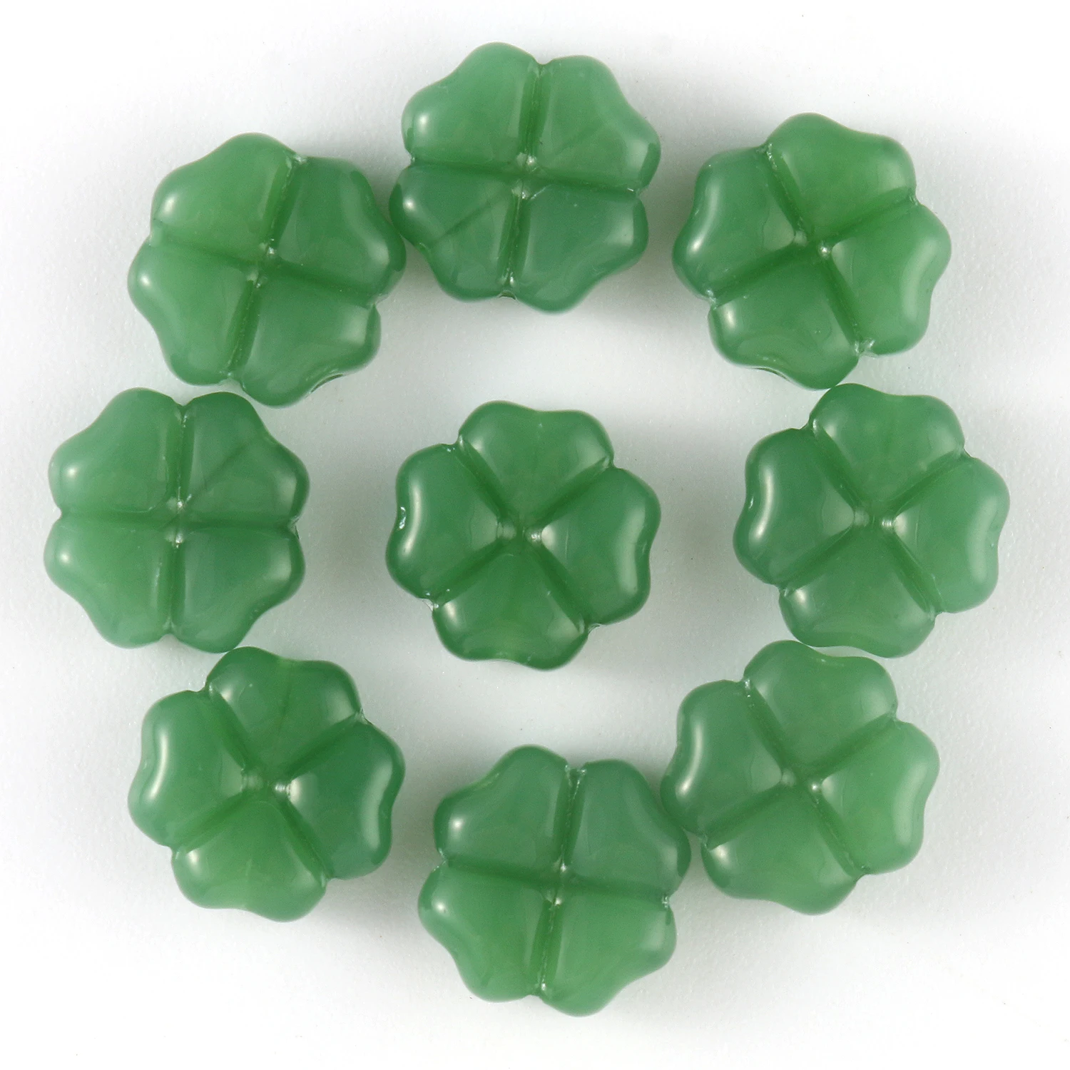 20pcs/lot Multicolor Four Leaf Clover Loose Spacer Beads for Jewelery Making DIY Gift Earrings Bracelets Accessories 10x10mm