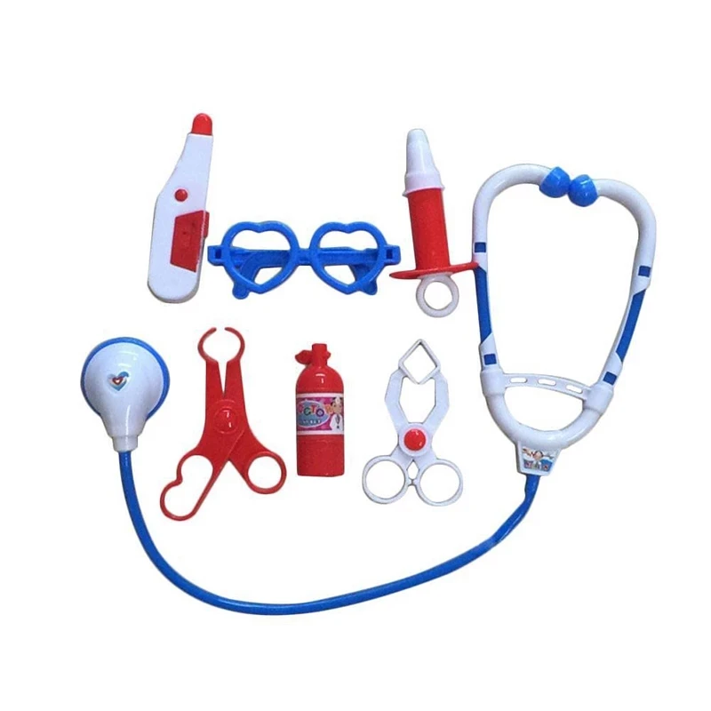 7Pcs Kids Play Doctor Game Early new Educational Toys Children Simulation Hospital Pretend 2025 Doctors Kit Child Stethoscope Cosplay Toy
