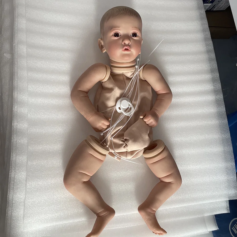 inch Finished Reborn Ayana Doll Size Already Painted Kits Very Lifelike Baby with Cloth Body Many Details Veins