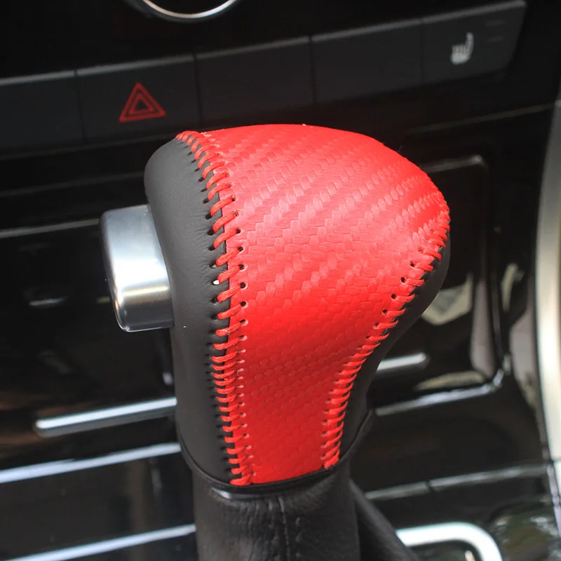 Car Gear Shift Knob Cover For New Haval H2 H6 H4 H2s M6 F5 H7 M6 Leather Gear Shift Cover Gearbox Shift Knob Cover