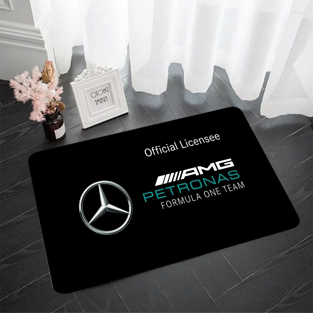 Door Mat Mercedes-Benzs Doormat Kitchen Carpet Balcony Floor Mats Rugs Super Absorbent Bathroom Rug Foot Entrance 2025 Bath new Room Home
