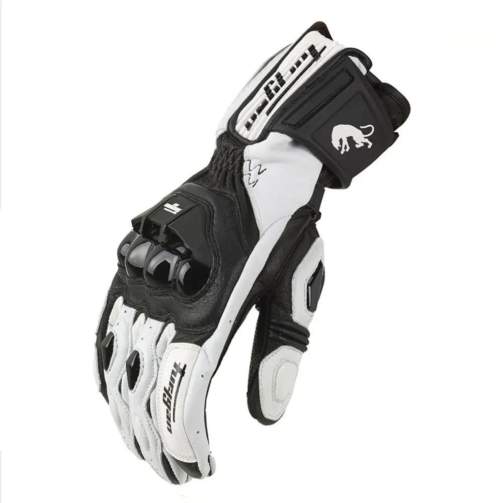 Leather Motorcycle Motocross Gloves Men's Windproof Outdoor Riding Gloves Guantes Moto Luvas Motociclismo Protective Equipment