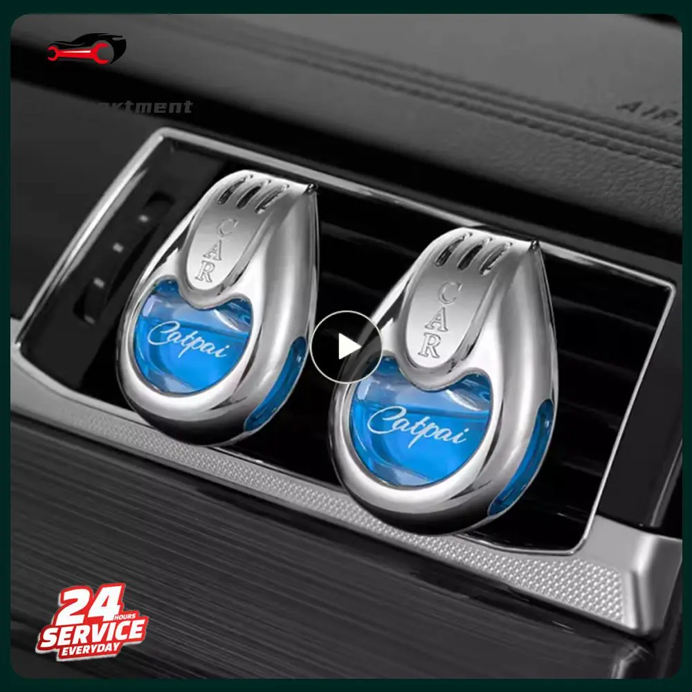 Car Air Conditioning Air Freshener Scent Car Decor Liquid Type Car Fragrance Diffuser Portable Aromatherapy Air Vent Perfume