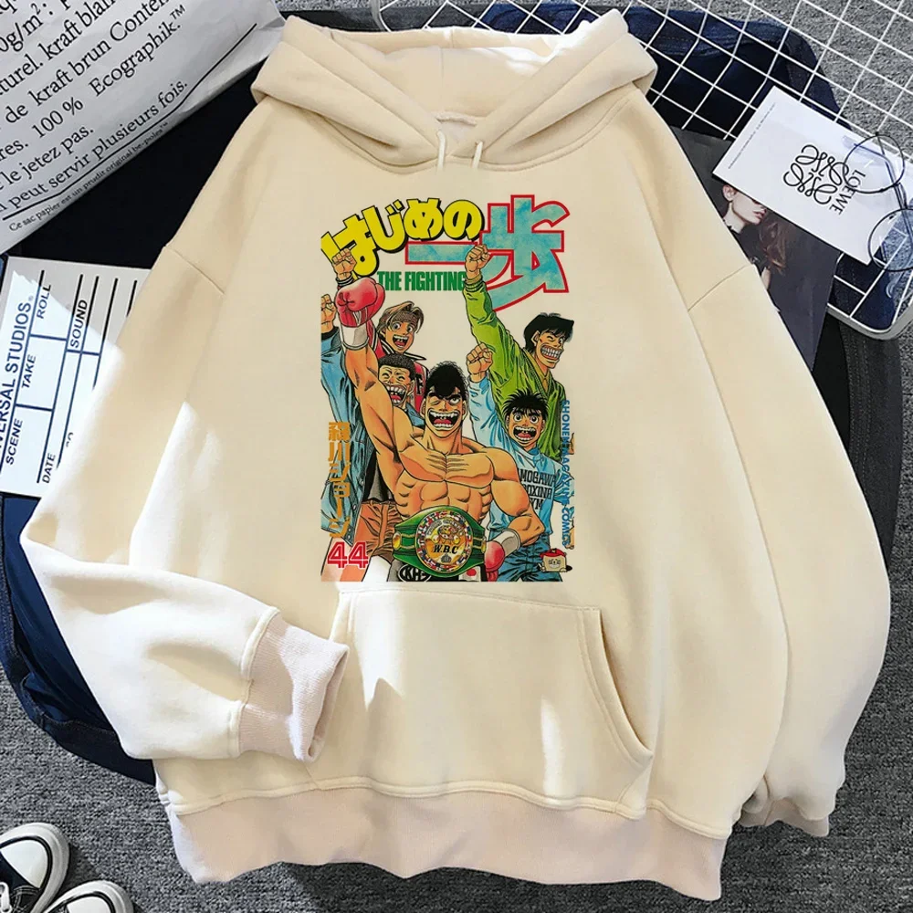 Hime No Ippo hoodies women anime 2025 sweat new y2k sweatshirts women Fleece Pullover