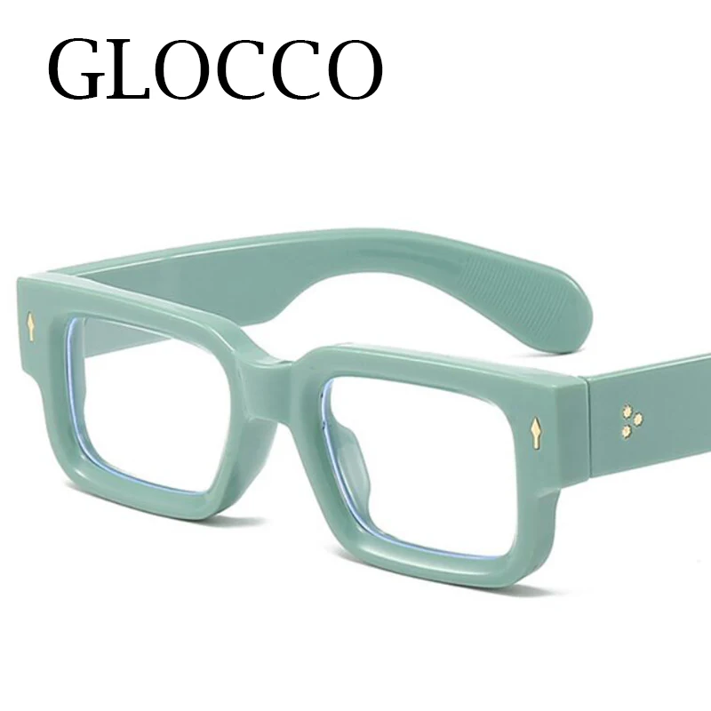 Vintage Rectangle Men's Presbyopic Glasses Luxury Brand Thick Frames Anti Blue Rays Square Reading Glasses Men Women Okulary
