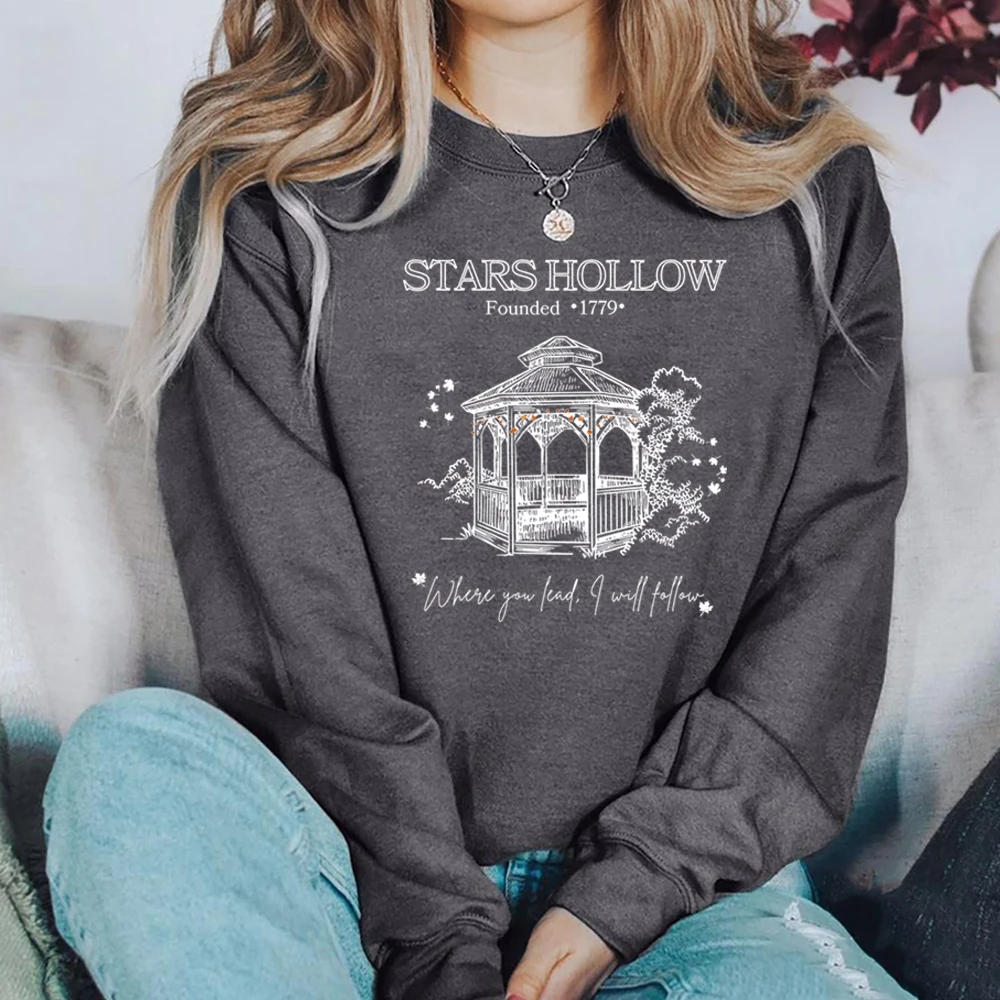 Tv Show Gilmore Girls Sweatshirt Stars Hollow Hoodie Luke's Diner Coffee Lover Sweater Retro Dragonfly Inn Crewneck Sweatshirts