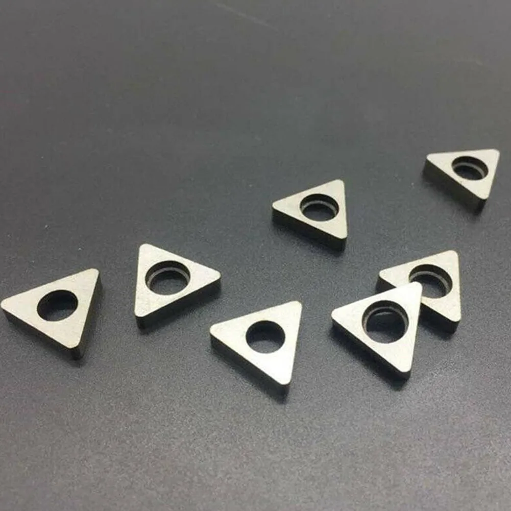 10 PCS MT1603 Cutter Bar Shim Triangular CNC Turning Tool Holder Alloy Cutter Pad Tool Base Wedge Accessories Lathe Parts