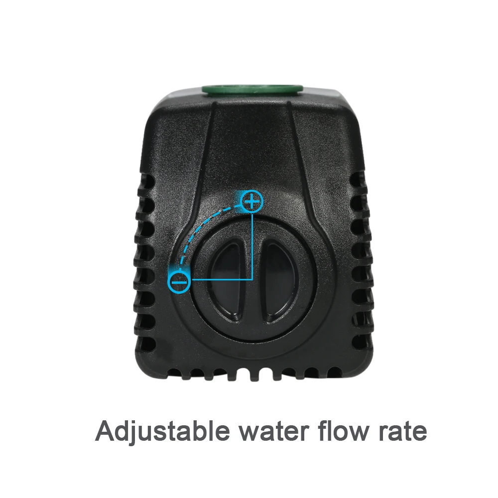 1500L/H 25W Submersible Water Pump for Aquarium Tabletop Fountains Pond Water Gardens and Hydroponic Systems with 2 Nozzles AC22