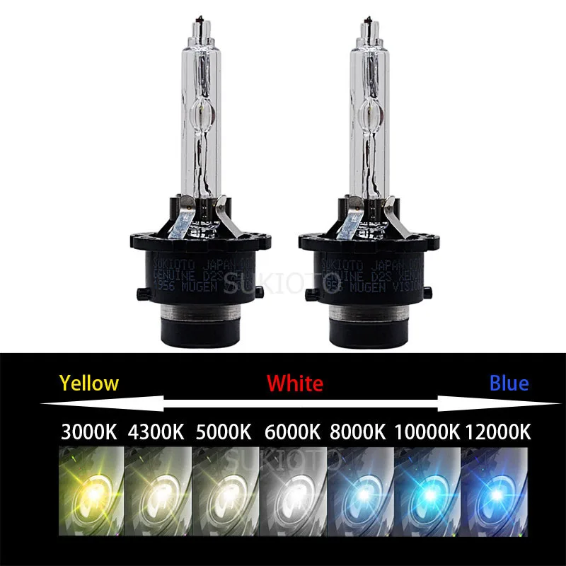 2PCS SUKIOTO CLASSIC XENSUKIT 12V 35W D2R HID Light Bulb 55W D2S HID XENON D2S D2R D4R D4S ORIGINAL SUPER VERSION D4S HID BULB