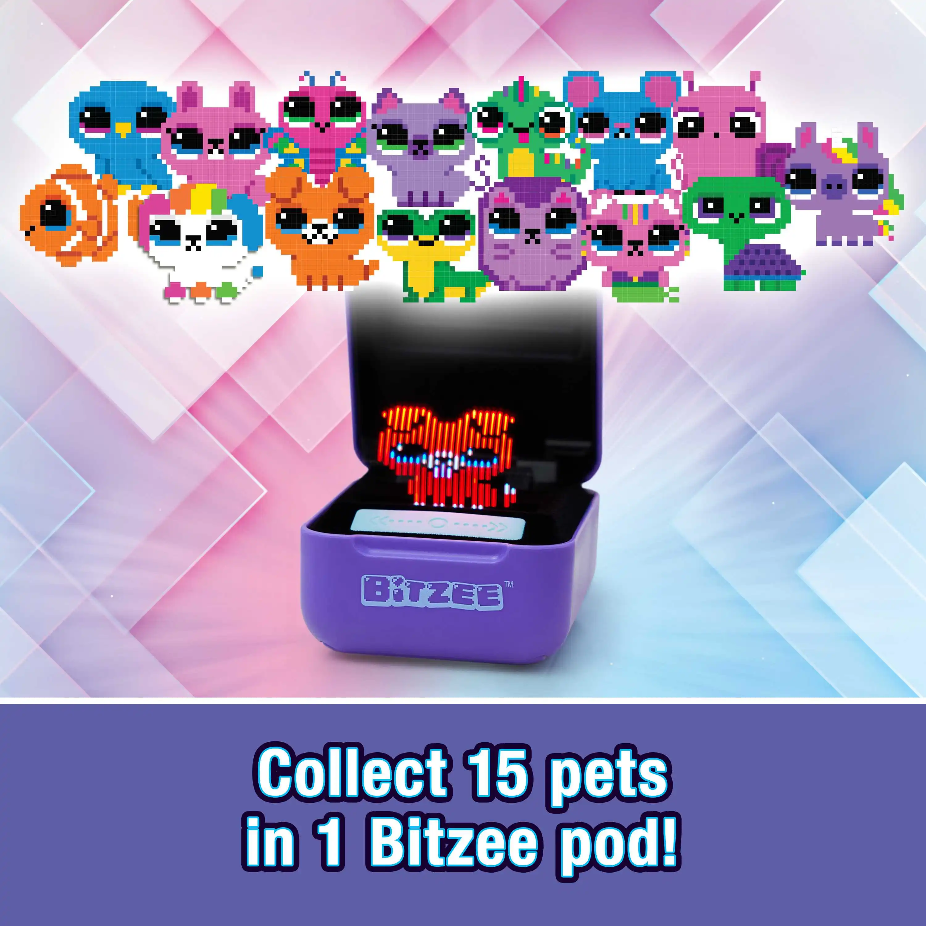 Original Bitzee Interactive Toy Digital Pet Toys for Children Electronic Digital Pets Virtual Games Smart Tamagotchi Girls Toys