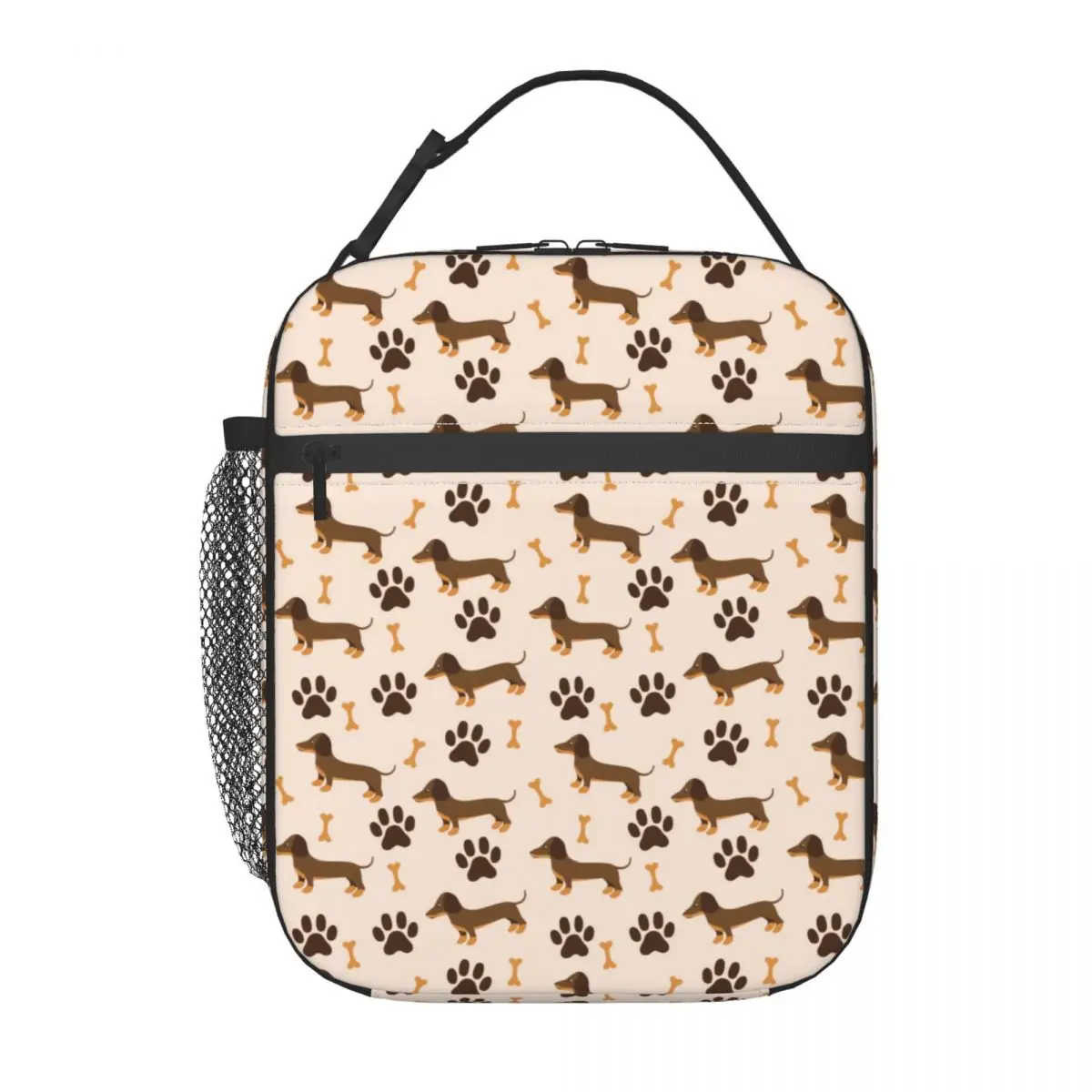 Dachshund Sausage Dog Resuable Lunch Box Women 2025 Puppy Lovers Thermal Cooler Food Insulated Lunch Bag School new Children Student