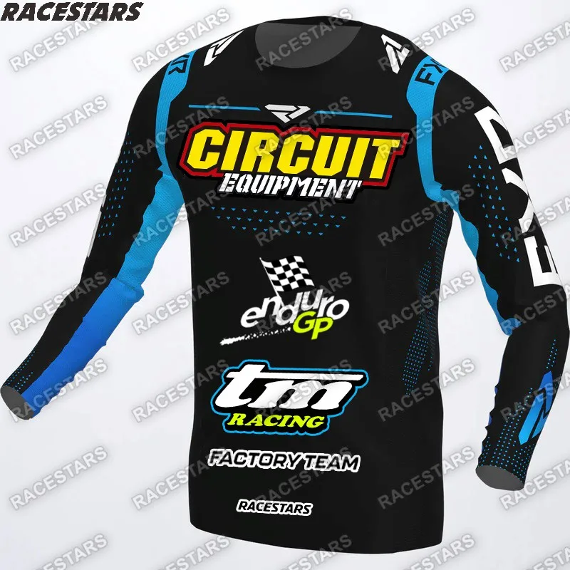 TM RACING Motocross Jersey Enduro Downhill Mountain Cycling Bicycle MTB Shirts Bike Wear MX Maillot Ciclismo Hombre Quick Dry