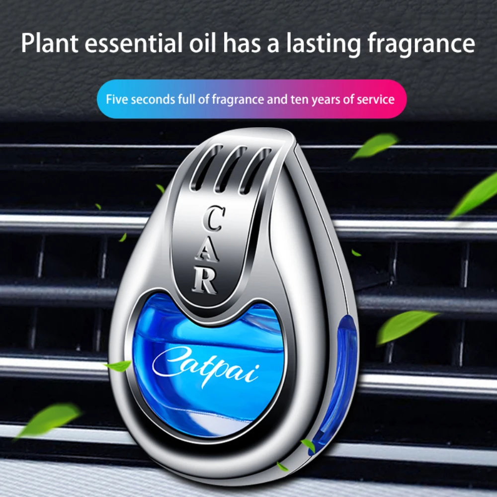 Car Air Conditioning Air Freshener Scent Car Decor Liquid Type Car Fragrance Diffuser Portable Aromatherapy Air Vent Perfume