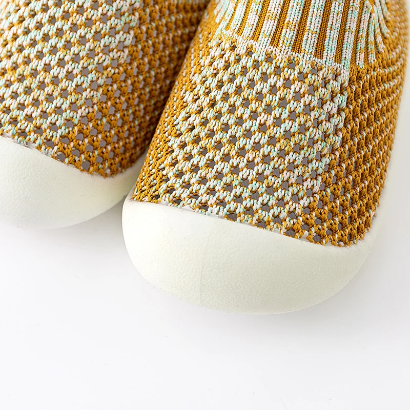 Spring Summer Baby First Walker Mesh Knitted Infant Toddler Shoes Non-Skid Bottom Kids 0-3T Girls Boys Slip-On Casual Sneakers