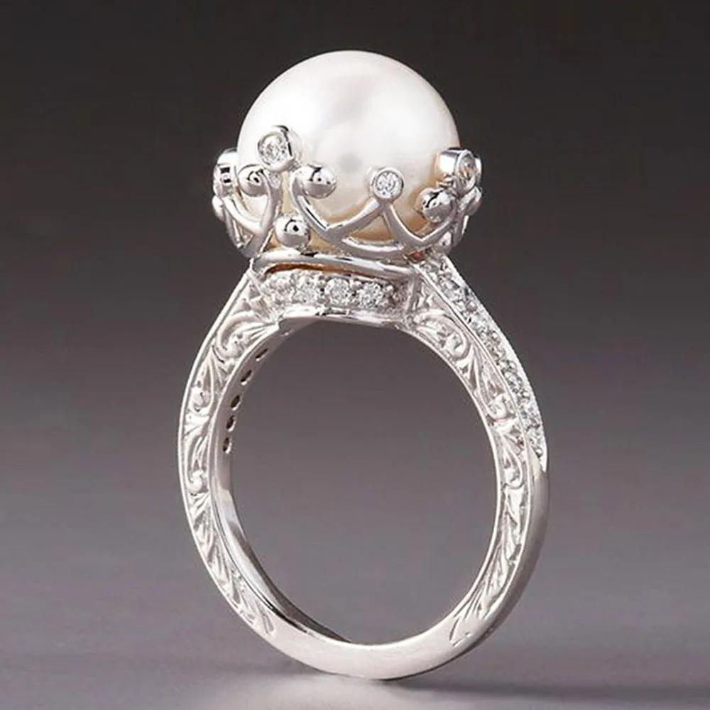 CAOSHI Elegant Temperament Proposal Ring for Women Graceful Jewelry for Wedding Ceremony Delicate Design Accessories for Party