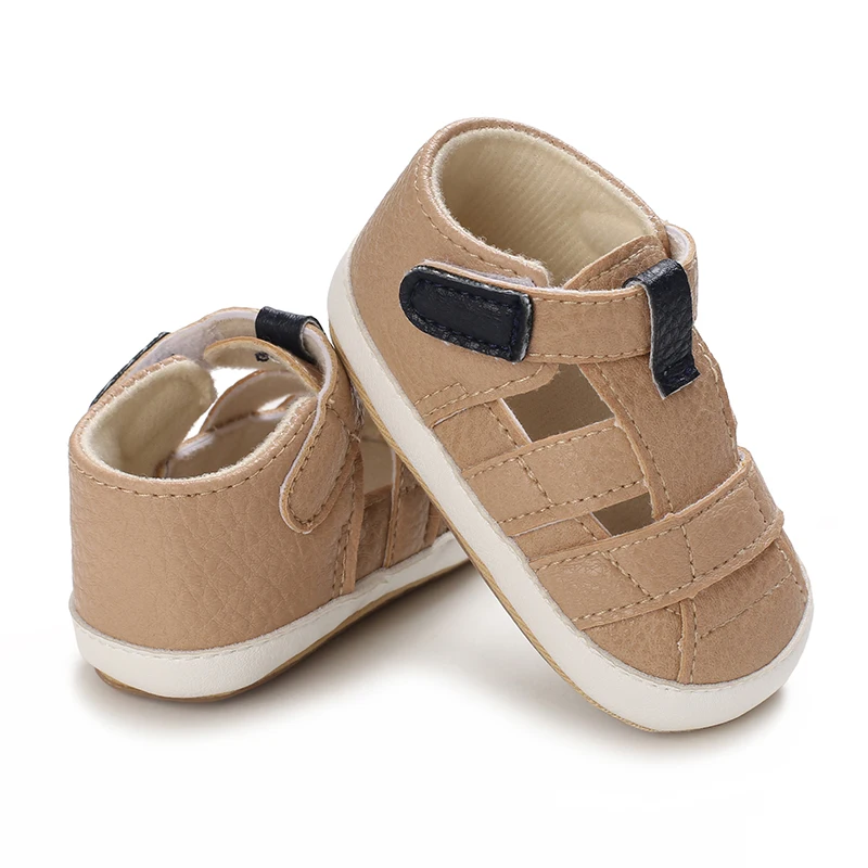 0-18M Newborn Baby Shoes Boys new and Girls Summer Sandals Soft Rubber Sole Anti slip Baby First Step 2025 Walking Shoes Baby Sandals
