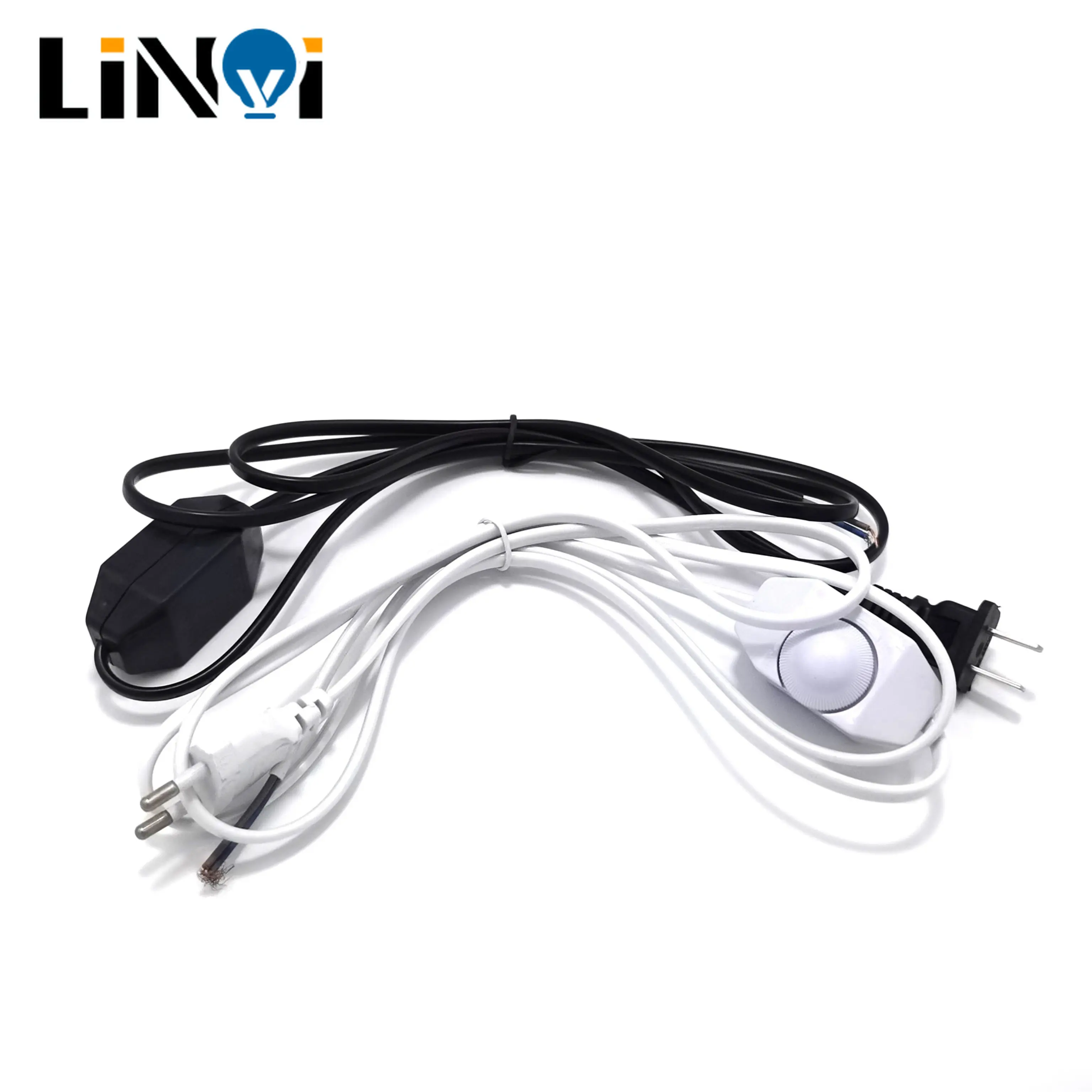 1.8M LED Dimmer Switch Cable 2025 Light Modulator Lamp Line Dimmer Controller For Table new Lamp EU/US Plug 220V Electricity wire