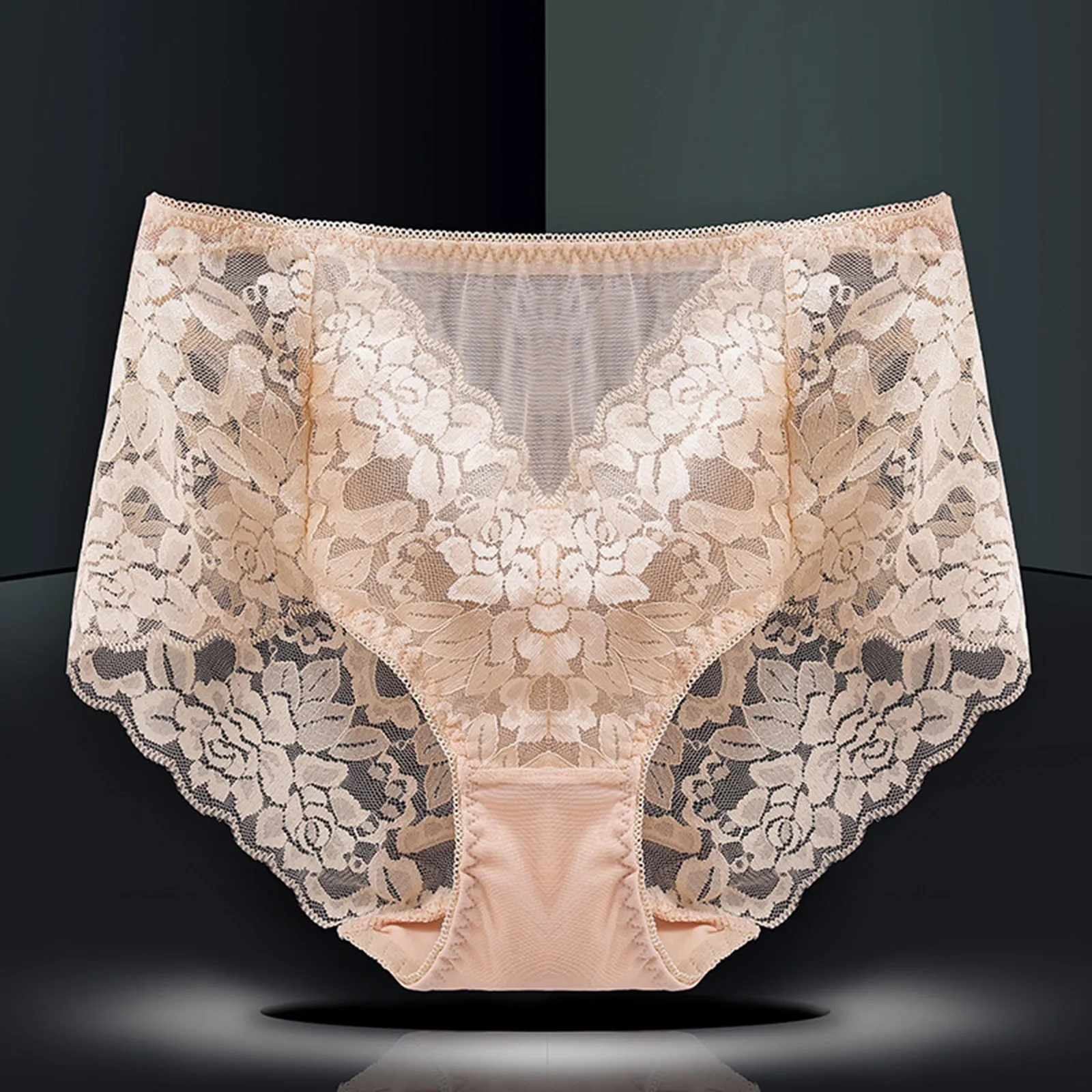 Women s Underwear Lace Hollow Out Underpants Soft Comfortable Briefs Sexy Large Size Panty Lingeries For