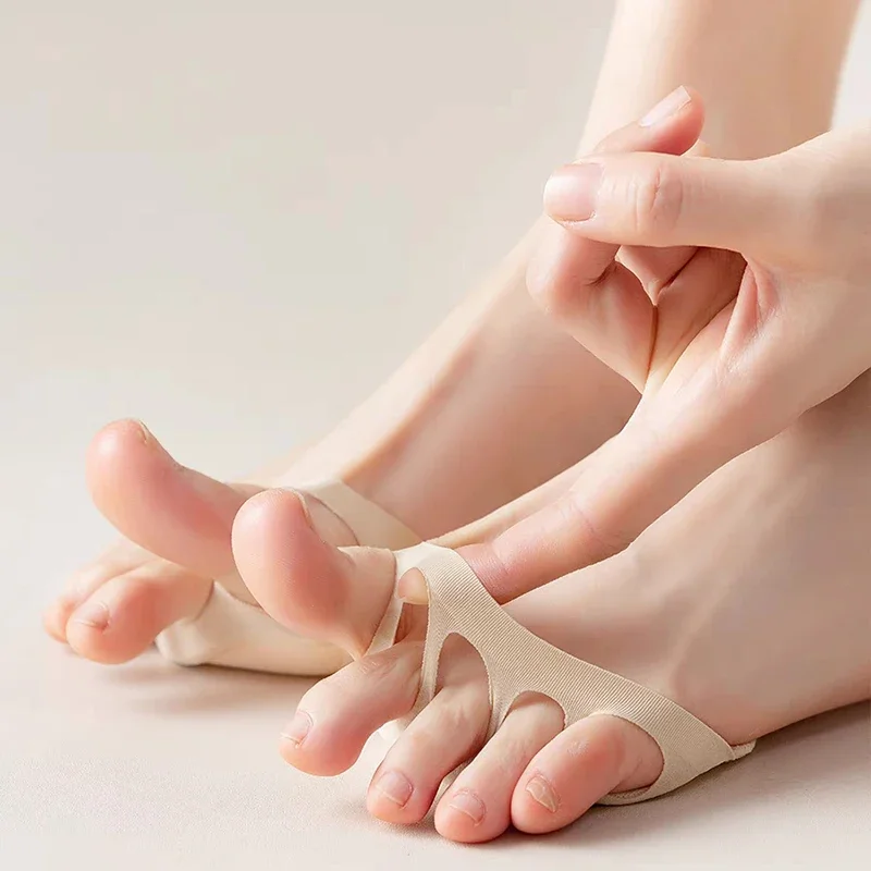 Pcs Five Toes Forefoot Pads Women High Heels Half Insoles Orthotics Pain Relief Foot Care Feet Massaging Toe Pad Inserts 5