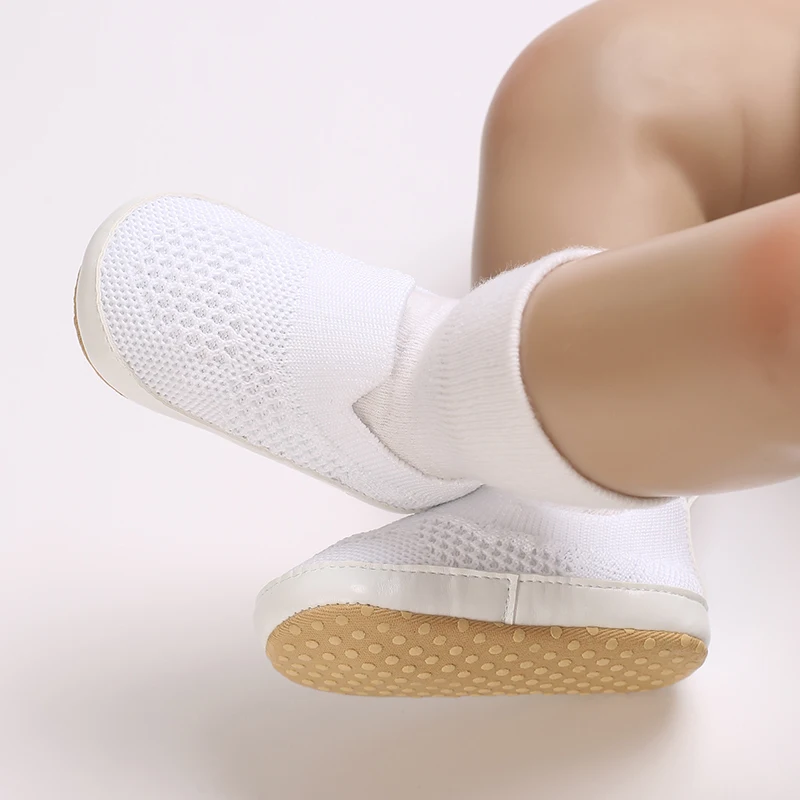 Multicolor 2025 Knitted Infant and Toddler Sports Shoes Children's Casual Shoes Baby Girls and new Boys' First Step Shoes