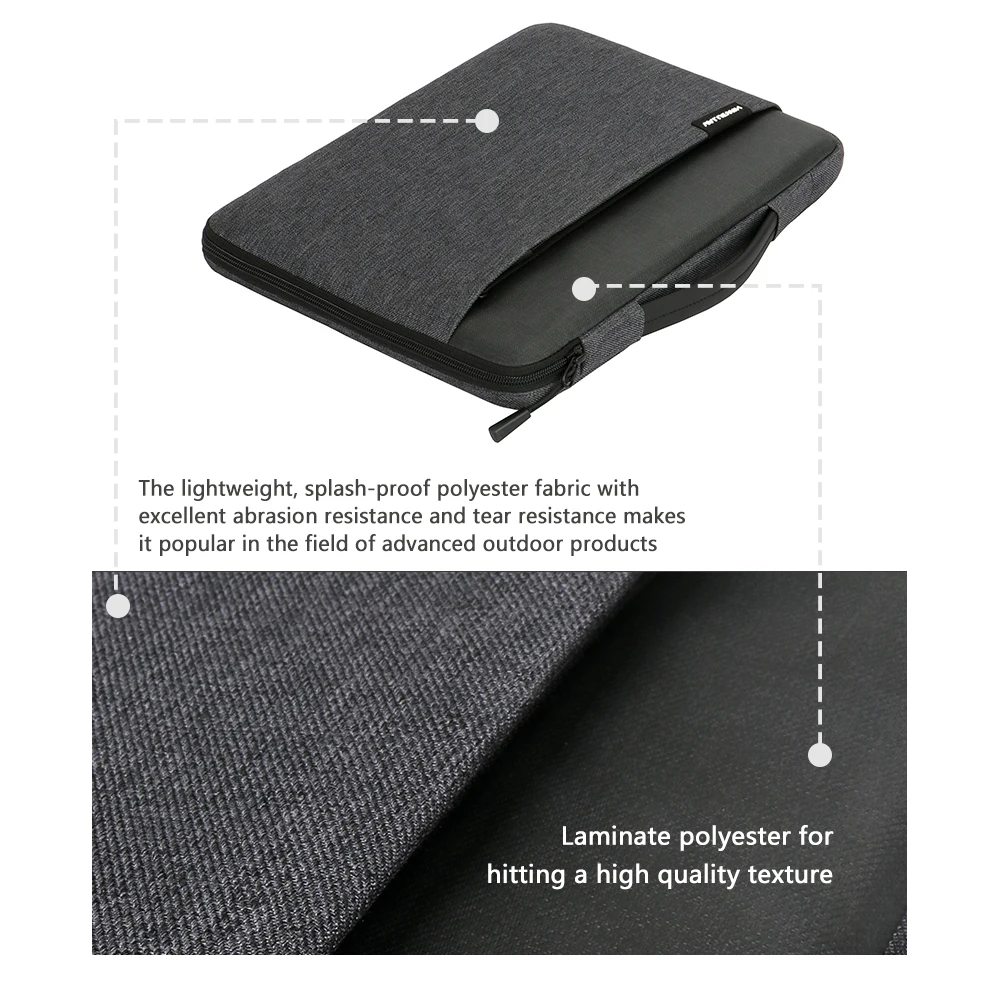 For Macbook Laptop Sleeve Bag 14.2" 16 " Notebook pouch Water-Resistant Briefcase Carrying Bag With Handle For Macbook Air Dell