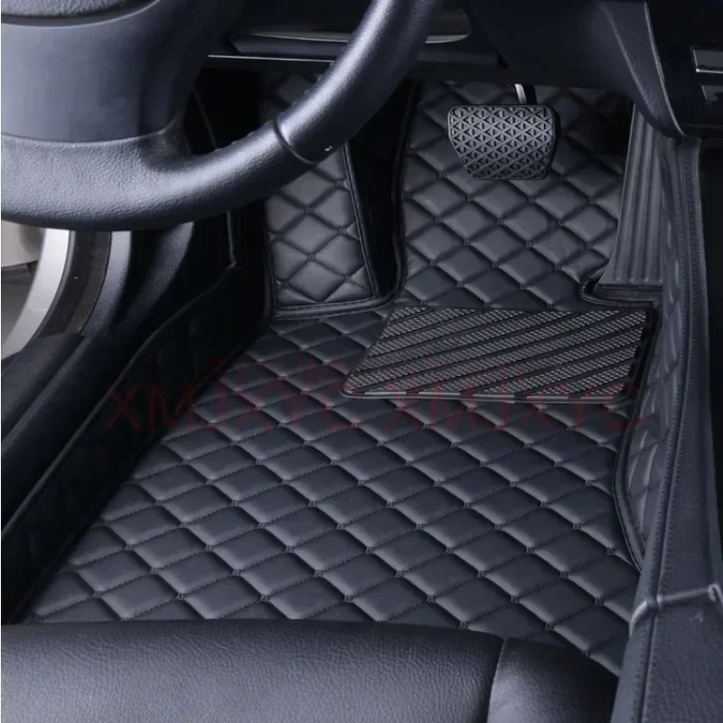 Custom 3D Car Floor Mats for Mercedes Benz 5 7 Seat GLE Coupe 2020-2023 Interior Accessories Artificial Leather