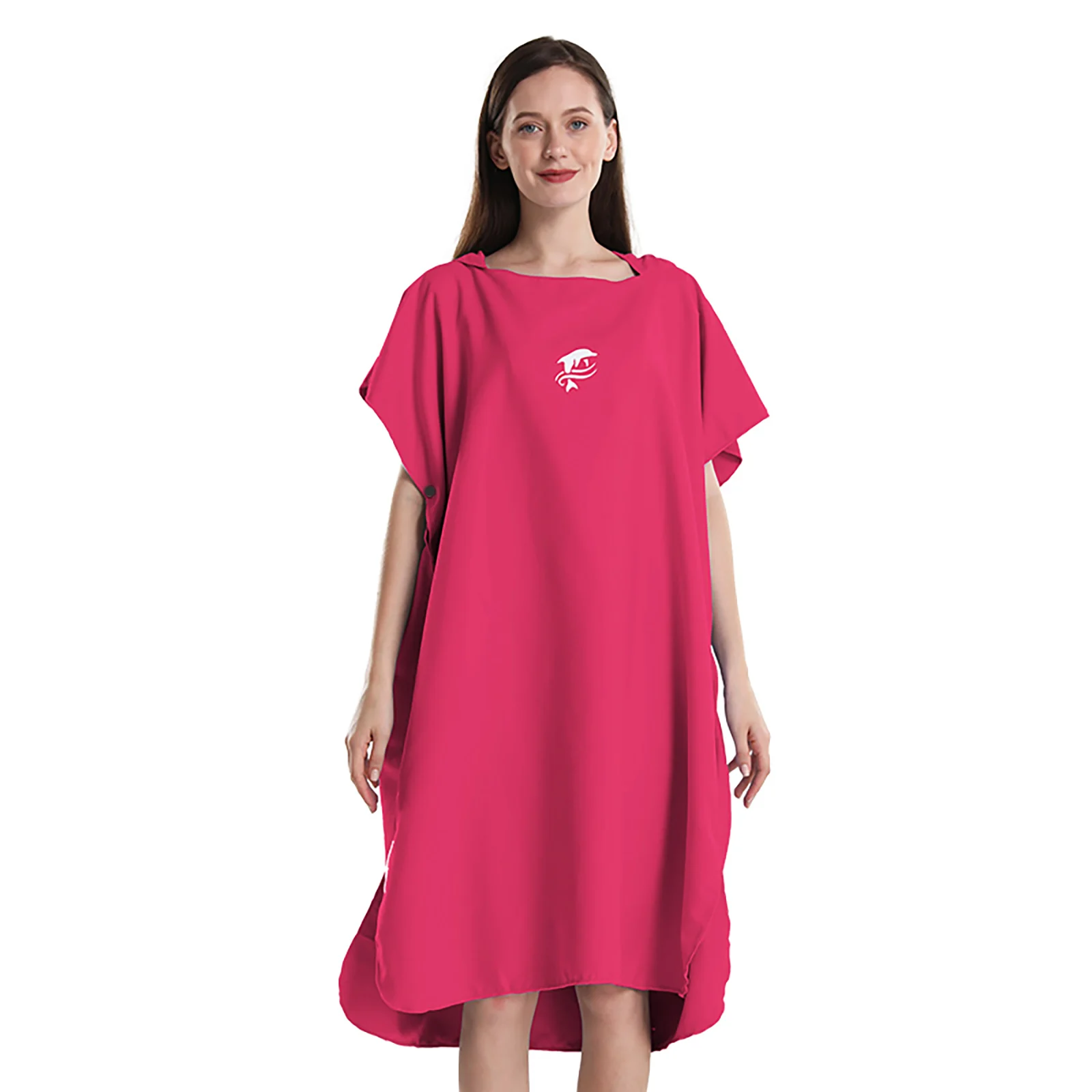 Mutao Unisex Surf Poncho Robe Towel, Microfiber Bathrobe Ponchos Surfer Robe For Surfing Swimming Diving Beach
