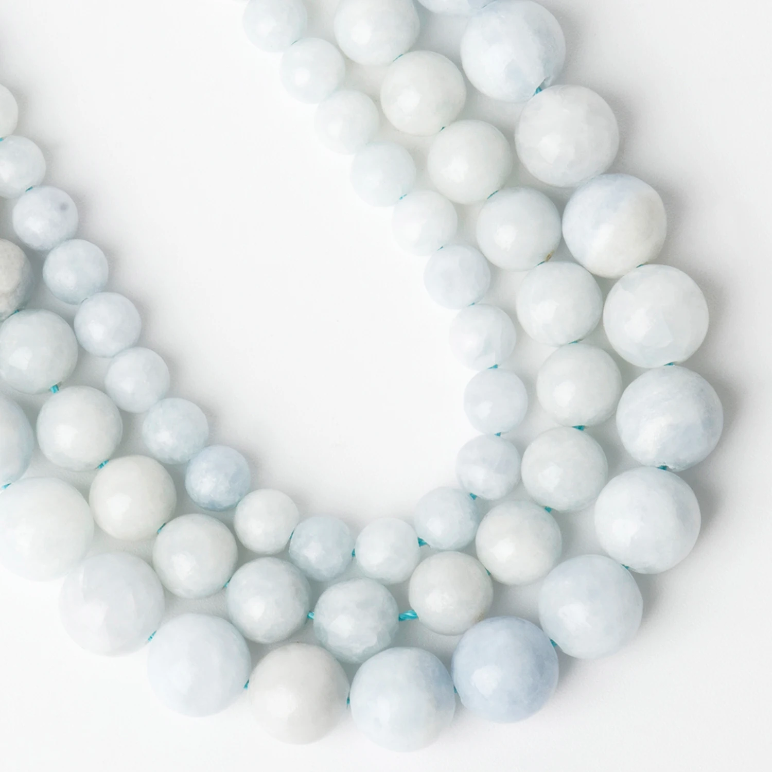6/8/10mm AAA Celestite Beads Natural Stone Round Loose Spacer Beads For Jewelry Making Diy Gift Charms Bracelets Accessory 15''