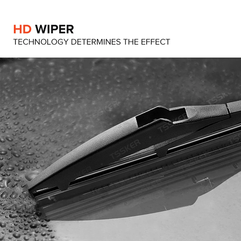 Wiper Rear Wiper 15" Blade For Skoda Fabia 6Y Hatchback Estate 1999-2007 2006 2005 2004 2003 Windshield Windscreen Rear Window smile 15"