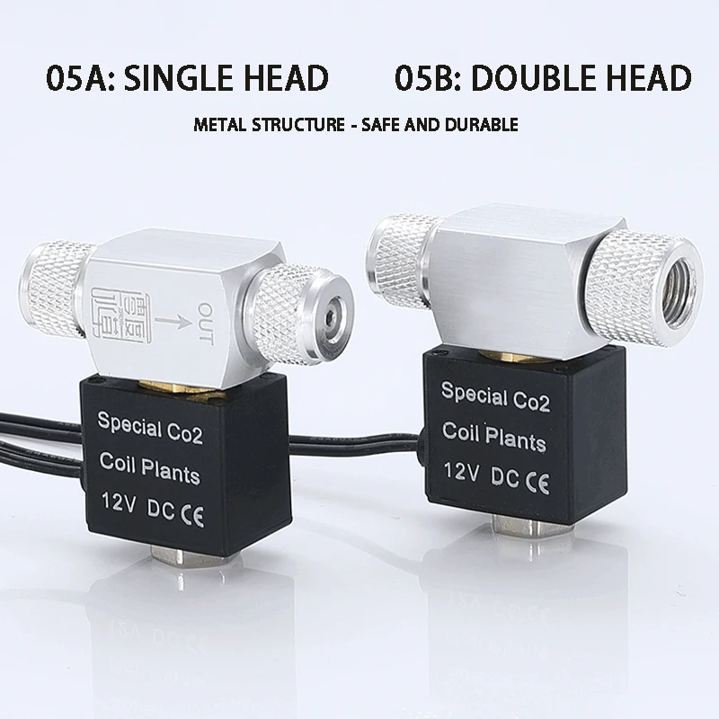 Fish solenoid tank CO2 vae Regulator generator control waterproof flame retardant single and double head CO2 solenoid vae smile