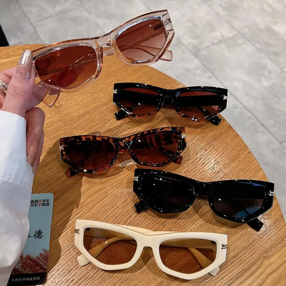 Vintage Sexy Cat Eye Sunglasses for Women Irregular Gradient Eyewear Men's Shades UV400 Sun Glasses Street Eyewear