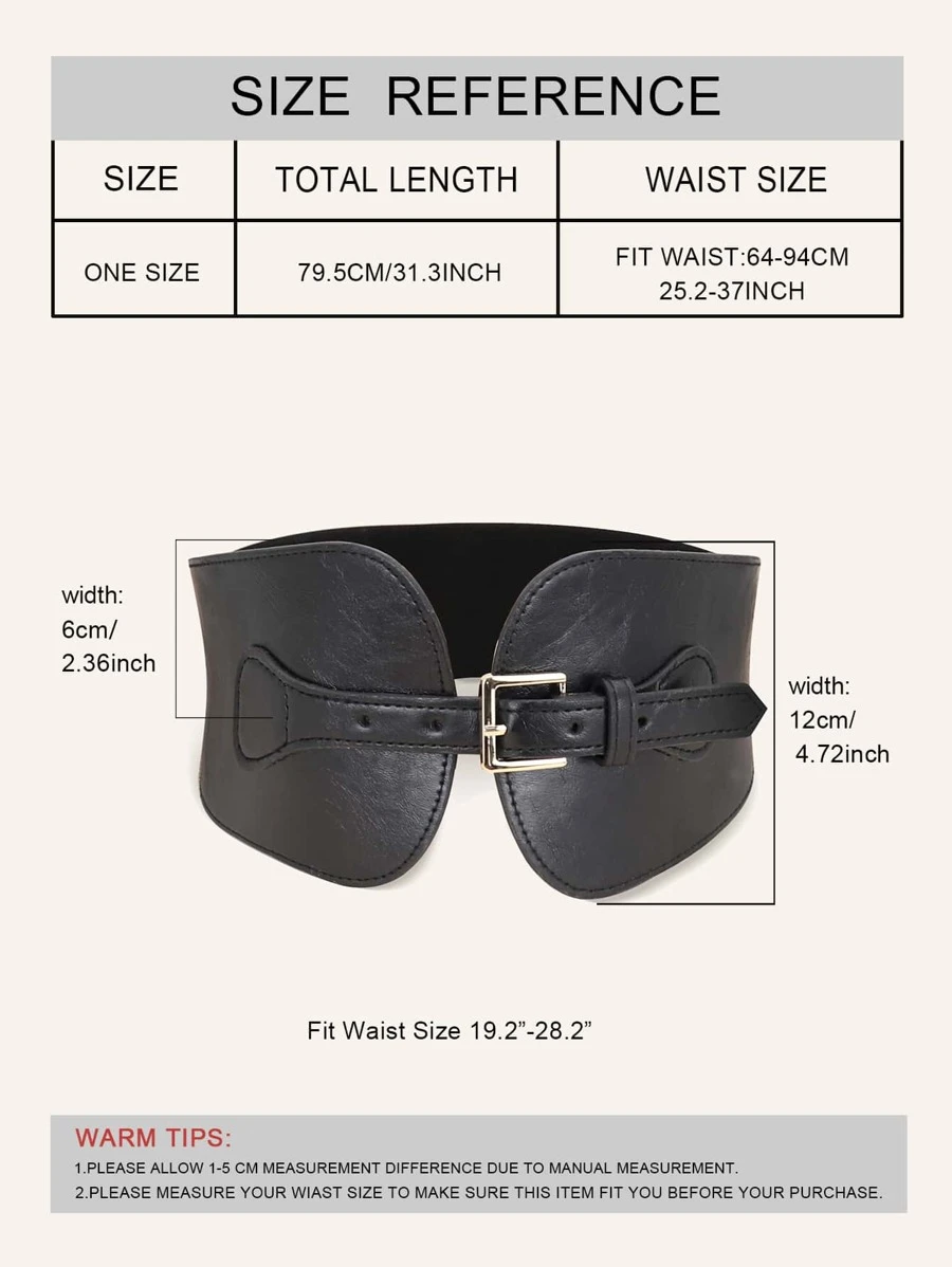 Women Luxury Ladies Wide Waist Pin Buckle Wide Belt Punk Style Rivet Pin Buckle Belt Designer PU Elastic Band Stretch Belts