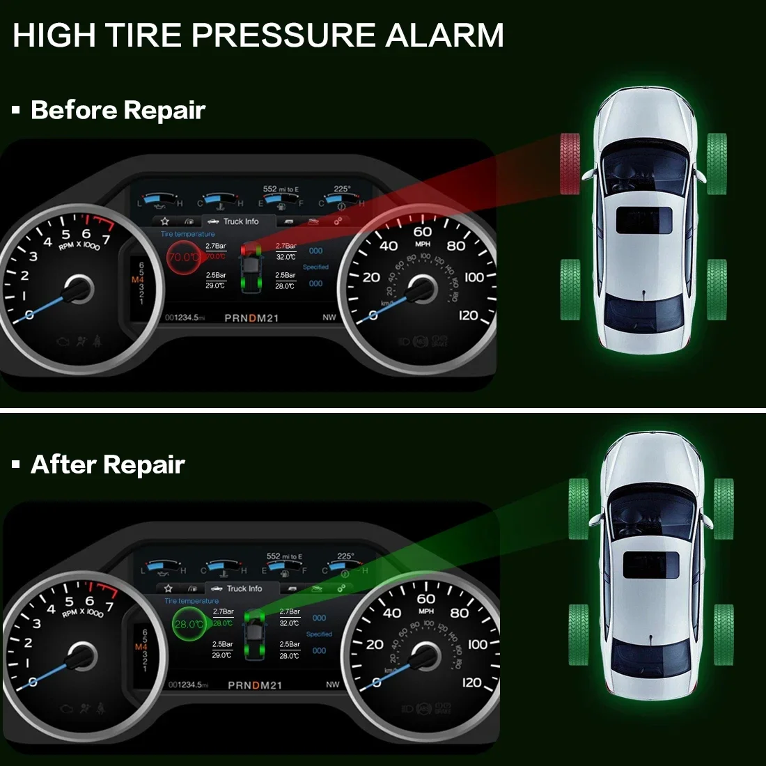 ThinkCar THINKTPMS TP new T90 TPMS Programmer S2 315MHz 433MHz 2in1 Car 2025 Tire Pressure Diagnosis Tool TPMS Sensor Service Tool