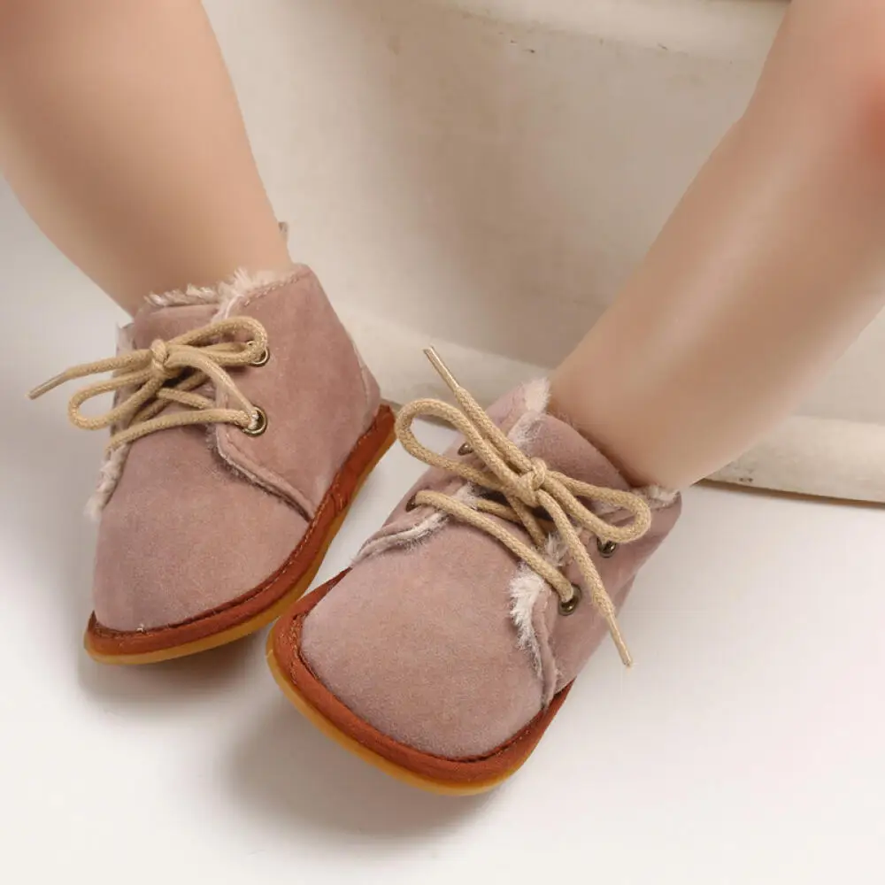 New Baby Snow Boots Classic Multicolor Warm Villi Matching 2025 Baby Shoes rubber Bottom Non-Slip Newnorn Toddler new Boys Girls Shoes