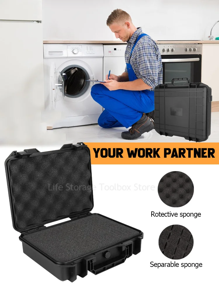 7 Type Safety Equipment Tool Box Portable Toolbox Waterproof Case Large Hard Case Tool Bag Plastic Hardware Tool Box Organizer