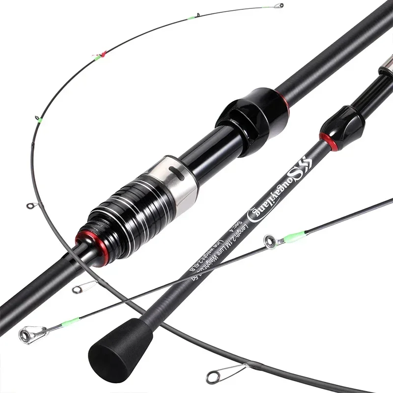 Sougayilang m g Lure Weight Fishing Rods Lightweight Sensitive Trout Crappie Rod Spinning Casting