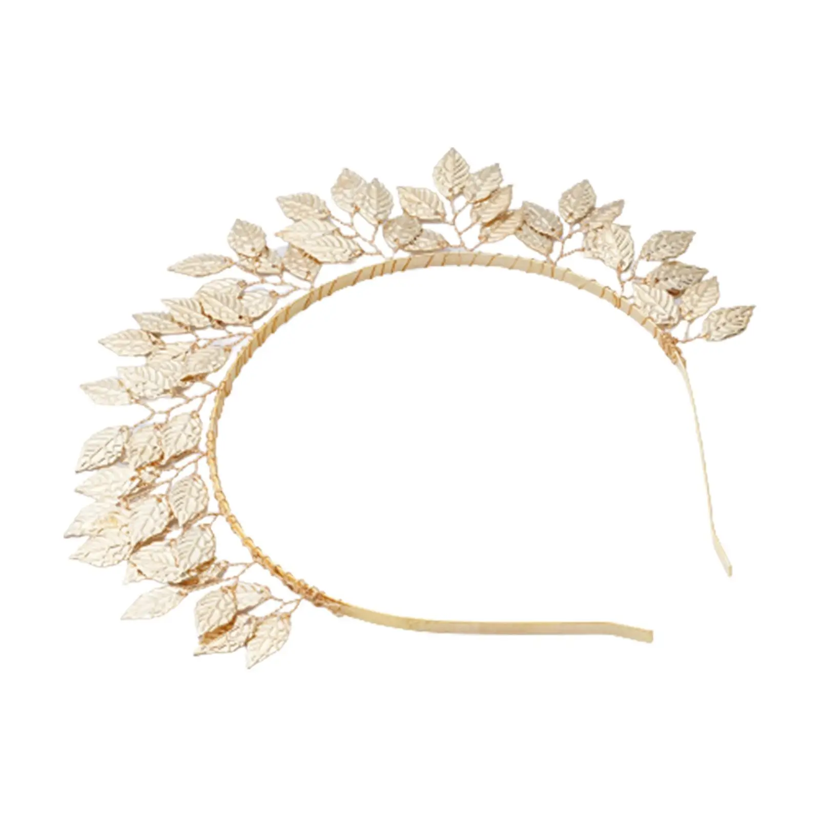 Retro Gold Leaf Headbands Wedding Roman Bride Greek Jewelry Headband Women Accessories Tiaras Head Hair Hoop Cro H X