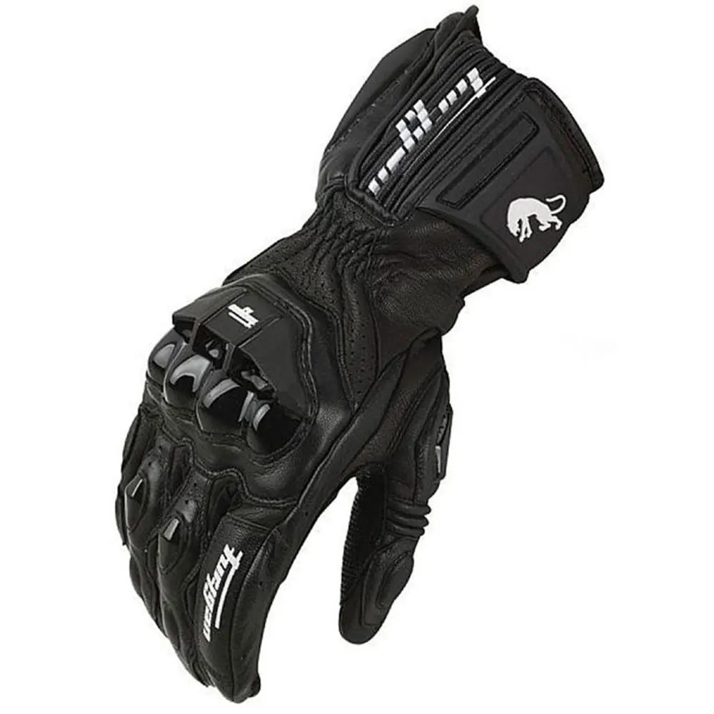 Leather Motorcycle Motocross Gloves Men's Windproof Outdoor Riding Gloves Guantes Moto Luvas Motociclismo Protective Equipment