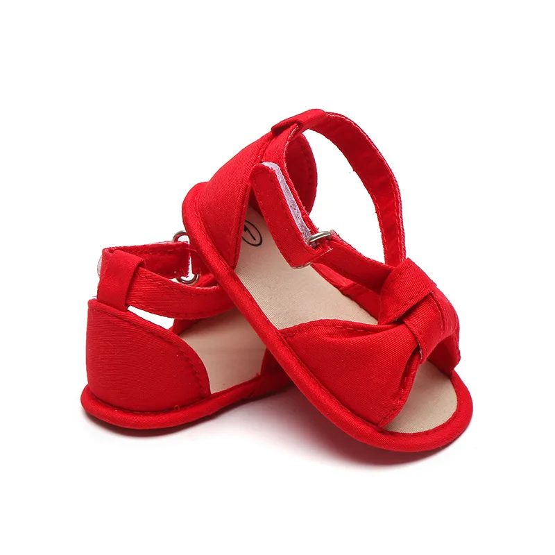 New Infant Girls Sandals Summer Soft Sole Open-toed Walking Shoes for 2025 new Toddler Newborn Baby