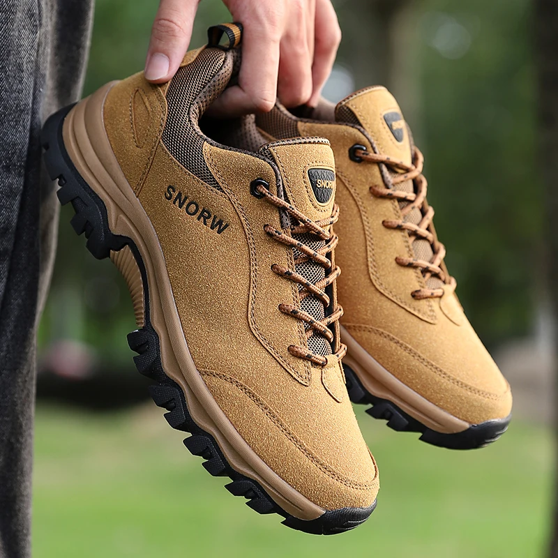 Men Hiking Shoes Wear Resistant Outdoor Sports Shoes Men Sneakers 2023 New Comfortable Outdoor Walking Sneakers for Men Shoes