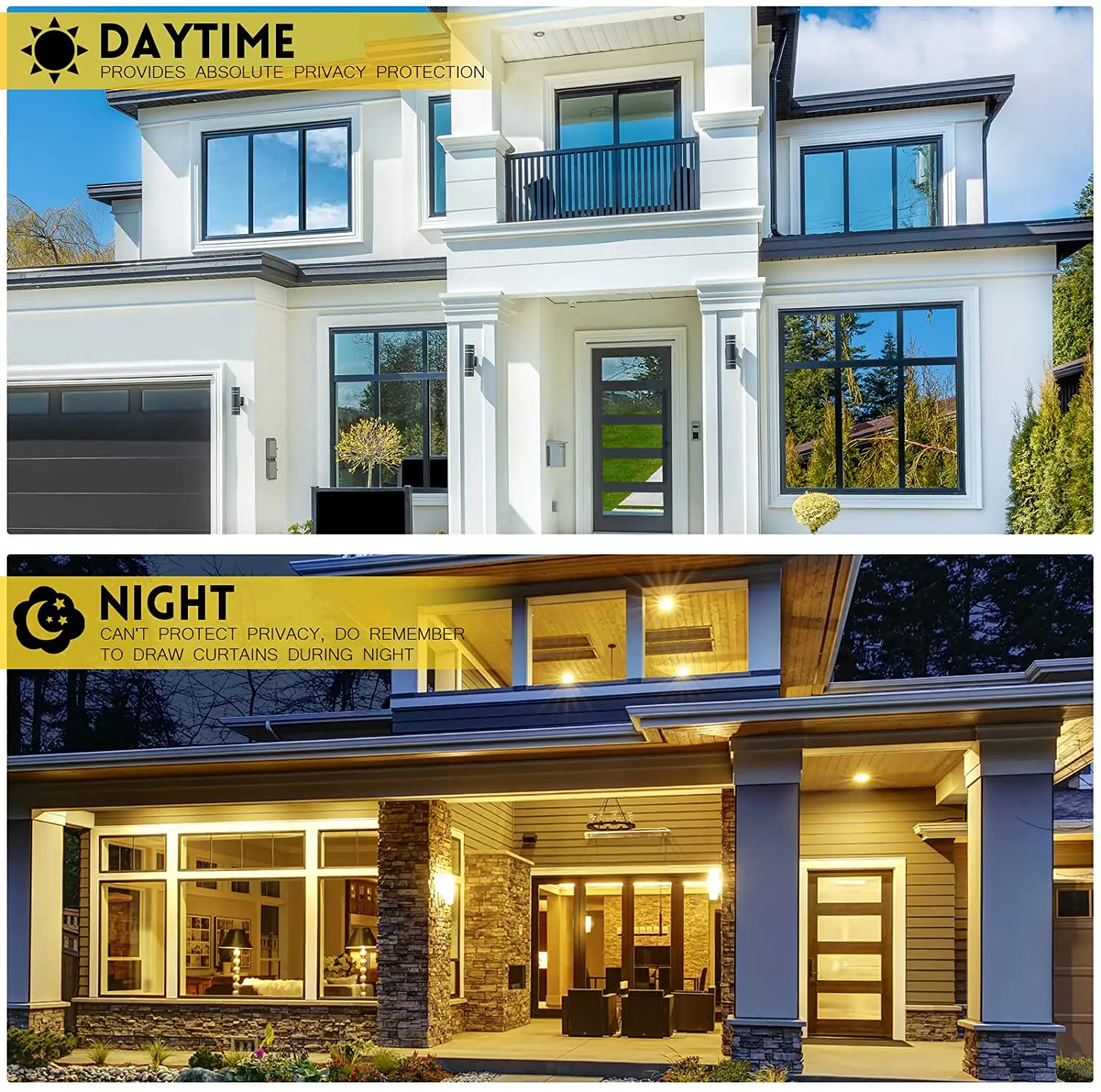 One Way Reflective Window Film Privacy Heat Blocking new Anti 2025 UV Mirror Window Tint for Home Self Adhesive Stained Glass Solar Film