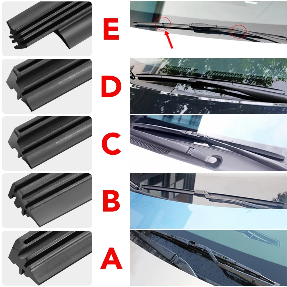 2025 Car new Wiper Blades Insert Rubber Strip Refill for Suzuki SX4 SWIFT Alto Liane Grand Vitara Jimny S-Cross Swift